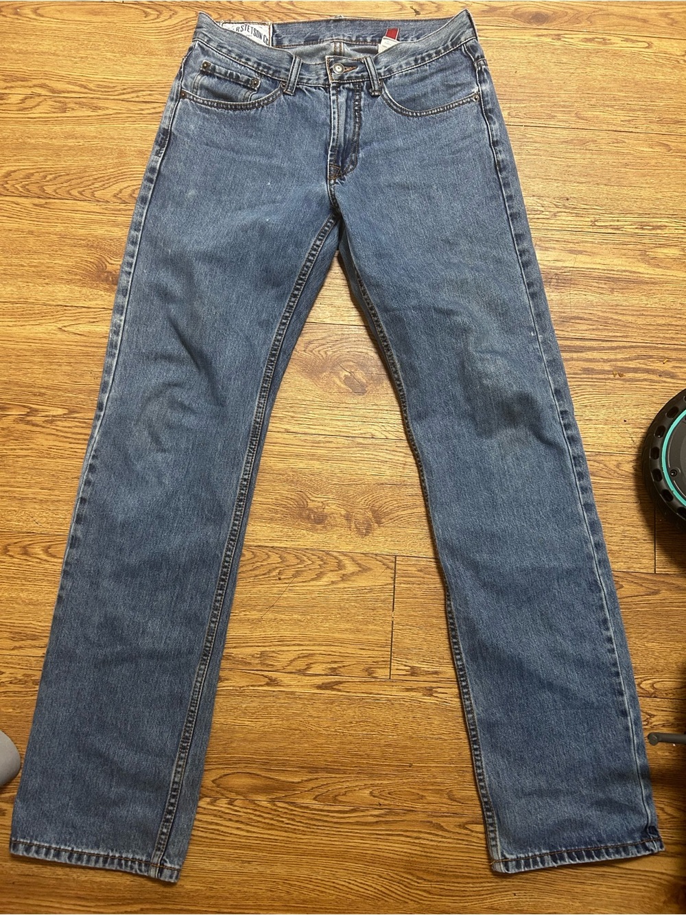 Stetson Men's Straight-Leg Jeans in Denim Blue